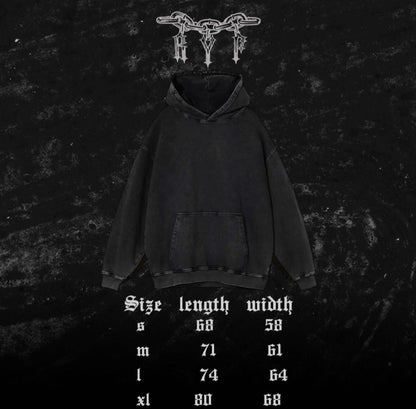 ABEL TESFAYE hoodie acid washed