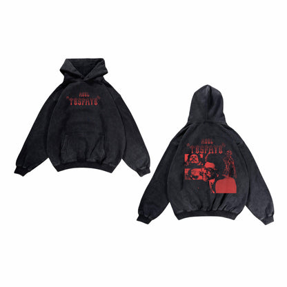 ABEL TESFAYE hoodie acid washed